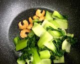 ★チンゲン菜とむきエビ♪簡単な炒め物作り方8写真