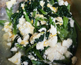 簡単♪美味しい☆小松菜と豆腐の卵とじ作り方6写真