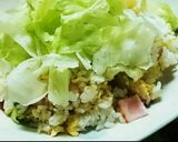 家の、レタスチャーハン！作り方9写真