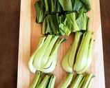 チンゲン菜のごま味噌かけ♪作り方1写真