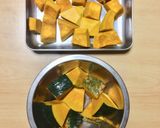 超簡単☆ハロウィンだ！かぼちゃシチュー♡作り方1写真
