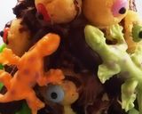 ハロウィン　目玉の城作り方4写真