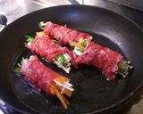 野菜＆牛肉のくるくる巻き～★作り方4写真
