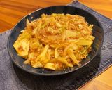 キャベツ大量消費！キャベツの肉餡掛け作り方8写真
