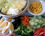 野菜たっぷり★ラーメンサラダ作り方1写真