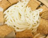固形お鍋の素●餅入り薄揚げ座布団？作り方3写真
