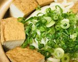 固形お鍋の素●餅入り薄揚げ座布団？作り方4写真