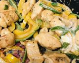 鶏むね肉●醤油＆マスカルポーネの炒め物作り方3写真