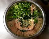 鶏ミンチとしその和風ハンバーグ作り方1写真