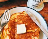 グルテンフリー 大豆粉のパンケーキ作り方4写真
