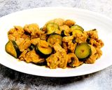 ずぼらの簡単時短ズッキーニの辛味噌炒め作り方3写真