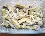 さつま芋とむね肉の胡麻マヨネーズサラダ♪作り方7写真