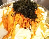 白菜と人参と納豆昆布の醤油漬け作り方3写真