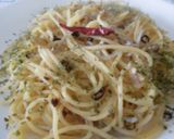 釜揚げしらすと青のりのペペロンチーノ♪作り方2写真