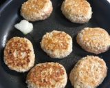 節約☆鶏肉豆腐ハンバーグ作り方7写真