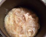 玉ねぎとワカメと油揚げの味噌汁作り方5写真