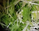☆甘辛たれで♪水菜と卵の炒め物☆作り方3写真