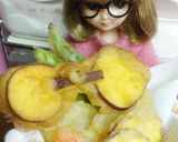 リカちゃん♡さつまいもでめがねのてんぷら作り方1写真