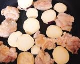 フライパンで簡単♪鶏肉さつまいも甘辛炒め作り方4写真