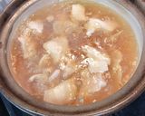 鶏肉とツルムラサキの生姜鍋作り方3写真