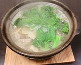 鶏肉とツルムラサキの生姜鍋作り方4写真