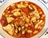 むね肉でも柔らか、鶏肉と大豆のトマト煮作り方12写真