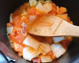クタクタ〜トマトと残り物の白菜のスープ作り方6写真