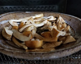 クリフウセンタケ、とろろ昆布の焼きキノコ作り方7写真