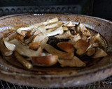 クリフウセンタケ、とろろ昆布の焼きキノコ作り方8写真