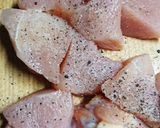 甘酢で美味しい鶏胸肉焼き作り方1写真