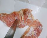 鶏もも肉のパリパリ焼き作り方2写真