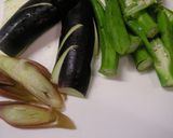 【夏野菜】茄子とオクラのポン酢炒め作り方1写真