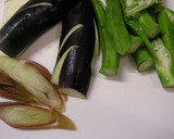【夏野菜】茄子とオクラのポン酢炒め作り方1写真