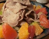 白菜とオレンジのしゃぶしゃぶサラダ作り方5写真