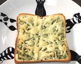 アオサと粉チーズのトースト作り方6写真