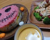 ハロウィンジャックの寿司ケーキ作り方3写真