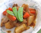 カレー風味肉じゃが作り方5写真