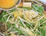 ゴロゴロ豆腐と水菜のかき玉スープ作り方3写真