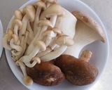 きのこのすまし汁作り方1写真