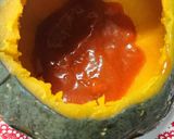 丸ごとカボチャのミートソースパングラタン作り方5写真