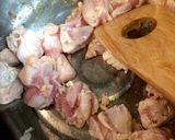 ほっこり里芋と鶏もも肉の煮物♪みそ味作り方4写真