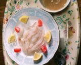 ヒラメのお造りを❗肝ポン酢で(^q^)☺作り方5写真