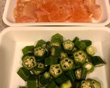 おくらのチリトマトスープ作り方1写真