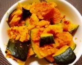 レンチンで簡単コク旨かぼちゃの煮物風作り方1写真