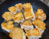 簡単✽きのこクリームのチキンソテー作り方2写真