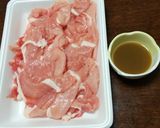 酢豚(豚ロース切り落としを使って)作り方1写真
