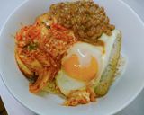 目玉焼き納豆丼作り方5写真