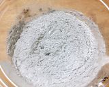 ココアと紫芋の厚焼きパンケーキ作り方1写真