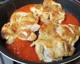 チキンガーリックステーキ大人さまランチ風作り方7写真