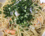 簡単　しらすのアヒージョパスタ作り方6写真